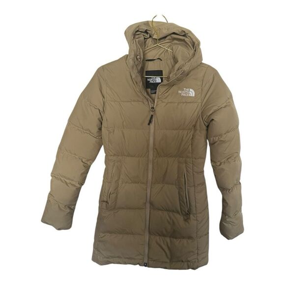 The North Face | Women's Gotham Parka Hooded Jacket in Hawthorne Khaki | XS - Picture 4 of 11